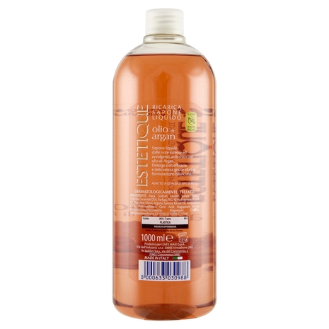 Ricarica Sapone Liquido Vellutante Olio di Argan Estetique U! Confronta e Risparmia